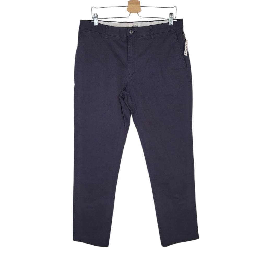 GOODTHREADS Black Slim Woven Chino Pants Size 36W x 32L